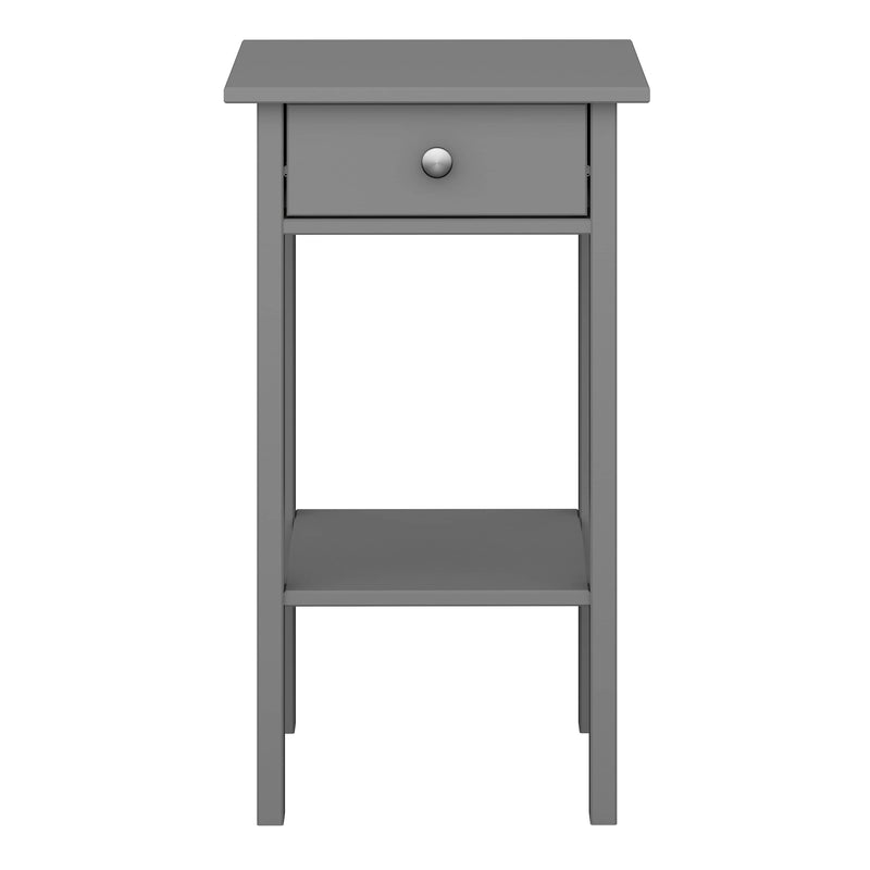 Tromso 1 Drawer Nightstand Grey