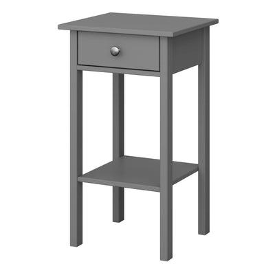 Tromso 1 Drawer Nightstand Grey