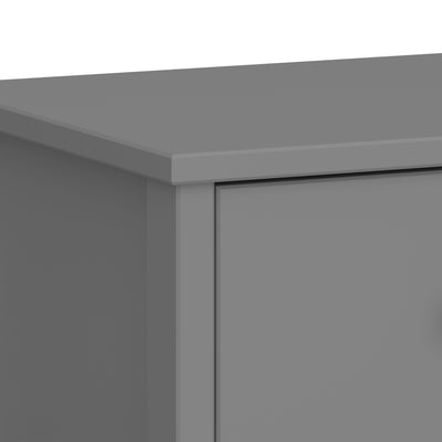 Tromso 1 Drawer Nightstand Grey