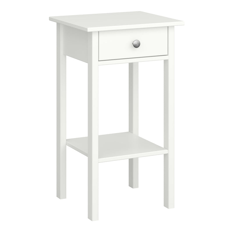 Tromso 1 Drawer Nightstand Off White