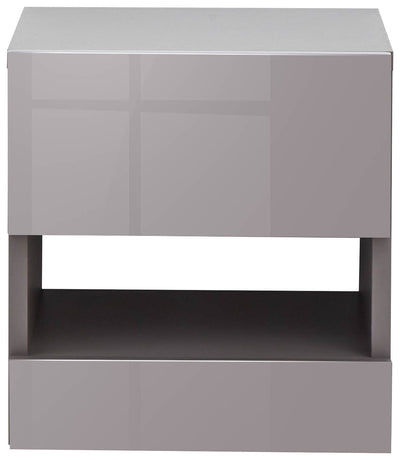 Galicia Pair Of Wall Hanging Bedside Tables Grey