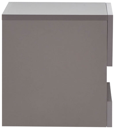 Galicia Pair Of Wall Hanging Bedside Tables Grey