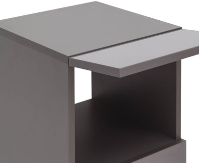 Galicia Pair Of Wall Hanging Bedside Tables Grey