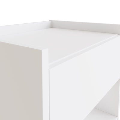 Harmony Wall Mounted Pair Of Bedside Tables White - GFW