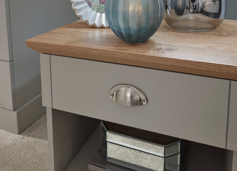 Kendal 1 Drawer Bedside Grey