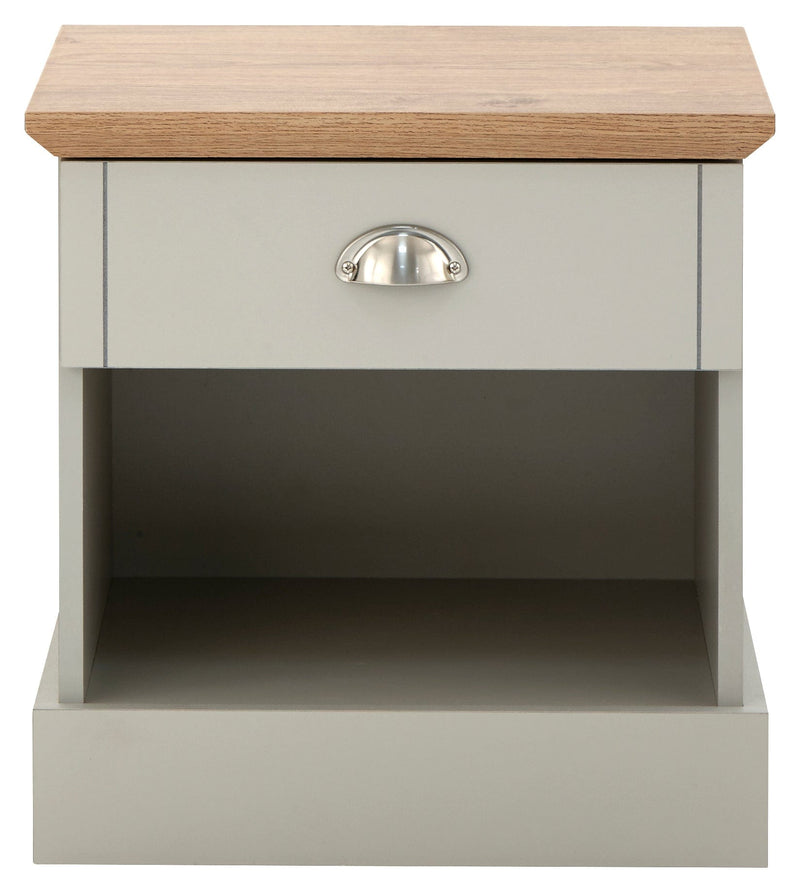 Kendal 1 Drawer Bedside Grey