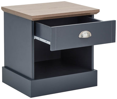 Kendal 1 Drawer Bedside Slate Blue