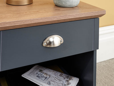 Kendal 1 Drawer Bedside Slate Blue