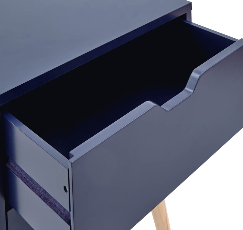 Nyborg Pair Of 2 Drawer Bedsides Nightshadow Blue