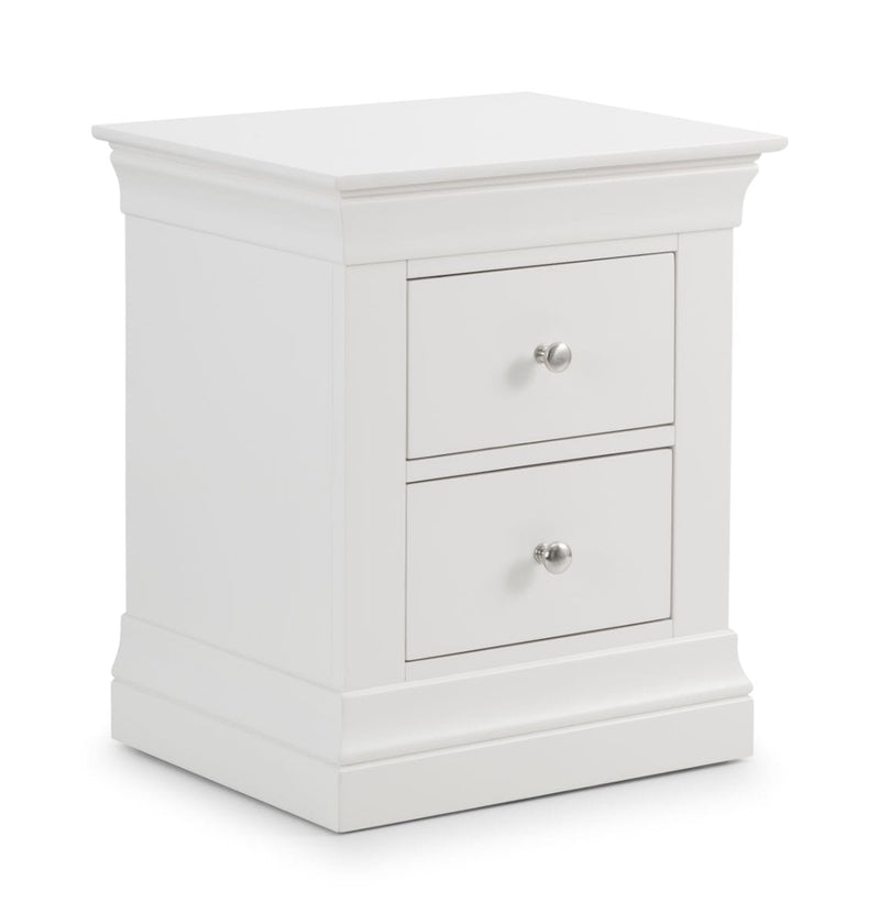 Clermont 2 Drawer Bedside Cabinet