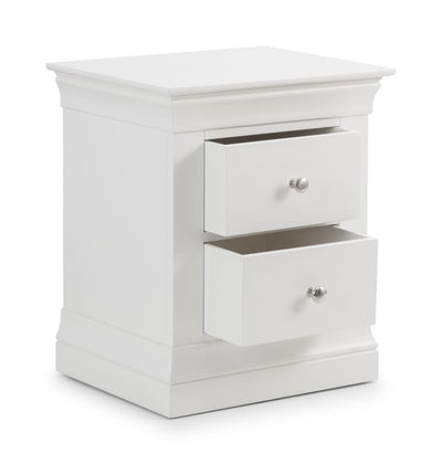 Clermont 2 Drawer Bedside Cabinet