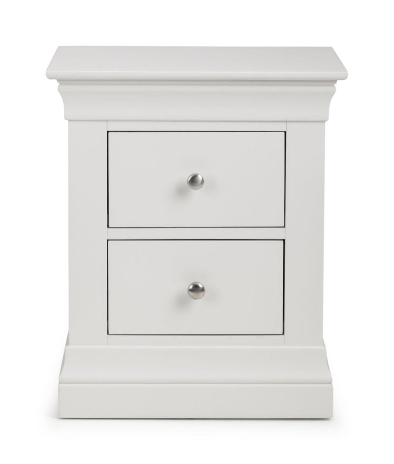 Clermont 2 Drawer Bedside Cabinet