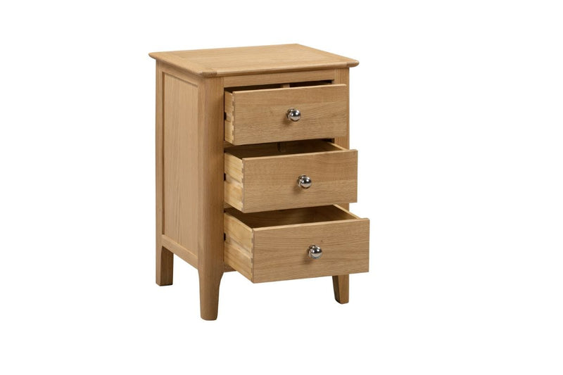 Cotswold 3 Drawer Bedside Cabinet