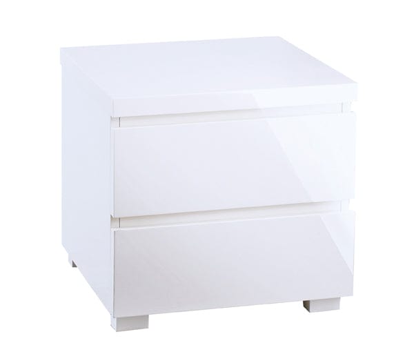 Puro White Bedside Cabinet