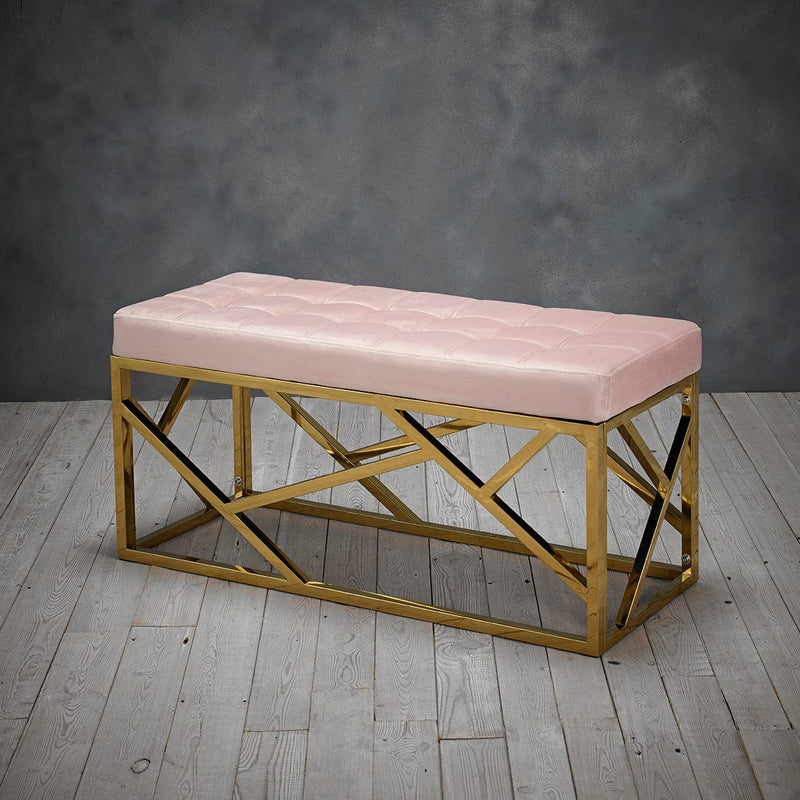 Renata Bench Pink