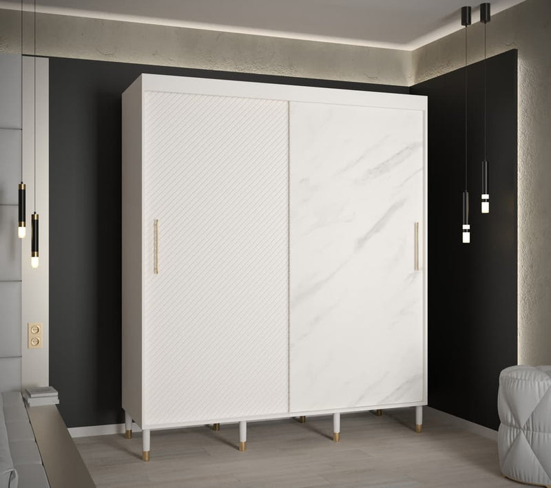 Monaco Sliding Door Wardrobe 180cm