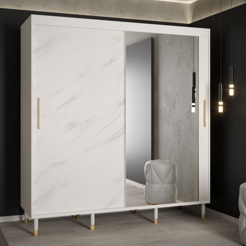 Bergen I Sliding Door Wardrobe 200cm Infyniti Home