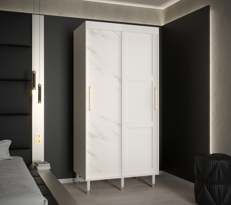 Tromso Sliding Door Wardrobe 100cm