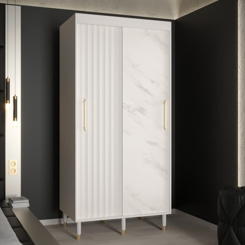 Avesta Sliding Door Wardrobe 100cm