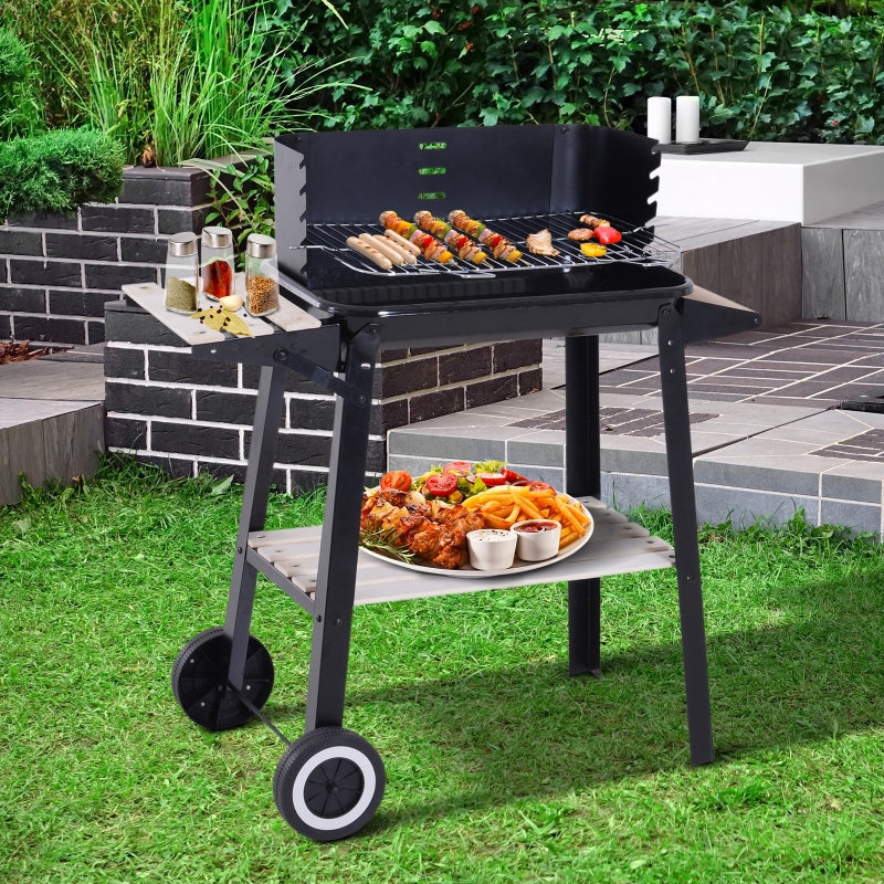 Trolley Charcoal BBQ Barbecue Grill