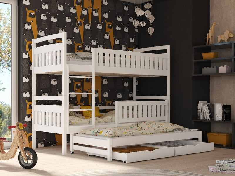 Blanka Bunk Bed with Trundle and Storage