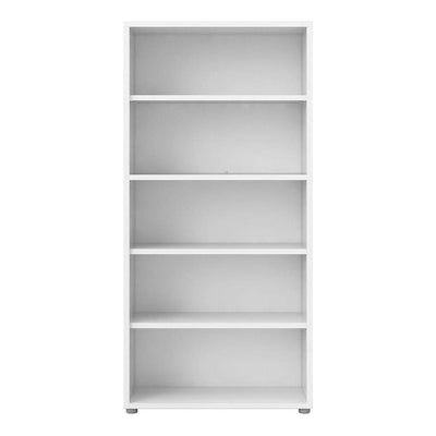 Prima Bookcase 4 Shelves in White