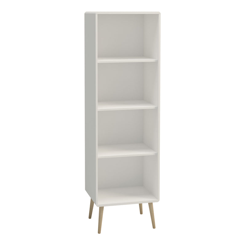 Softline Narrow Bookcase Off White