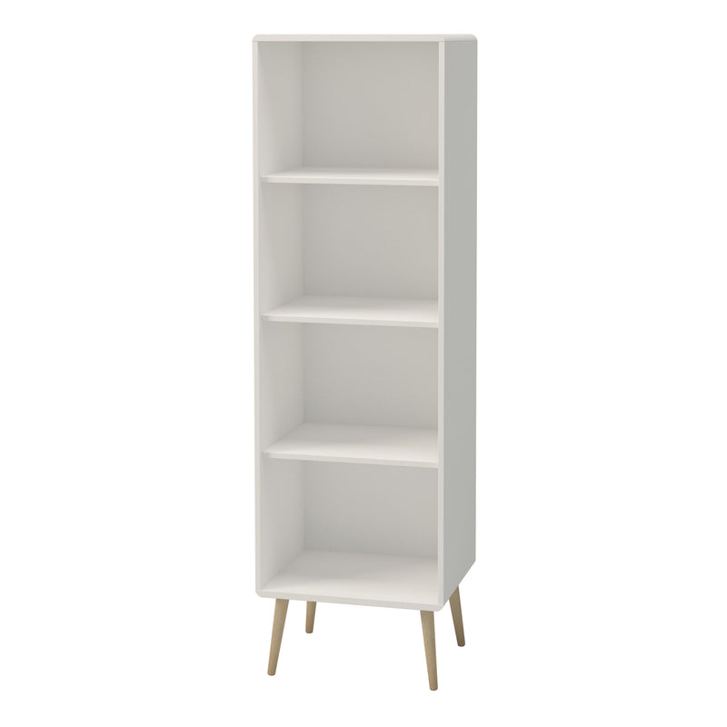 Softline Narrow Bookcase Off White