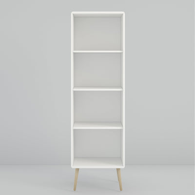 Softline Narrow Bookcase Off White