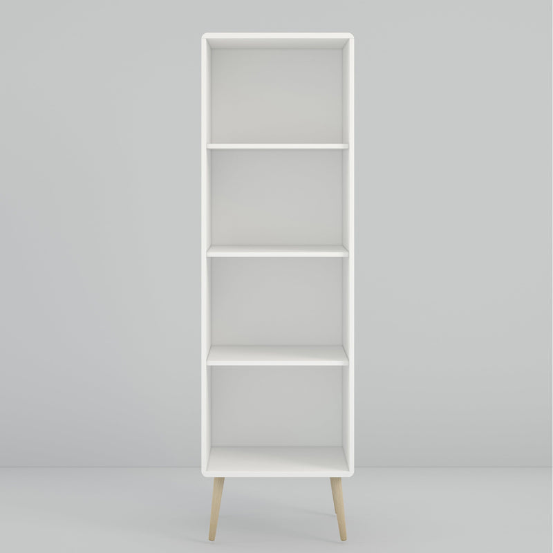 Softline Narrow Bookcase Off White