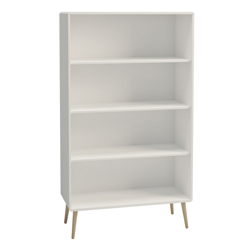 Softline Wide Bookcase Off White