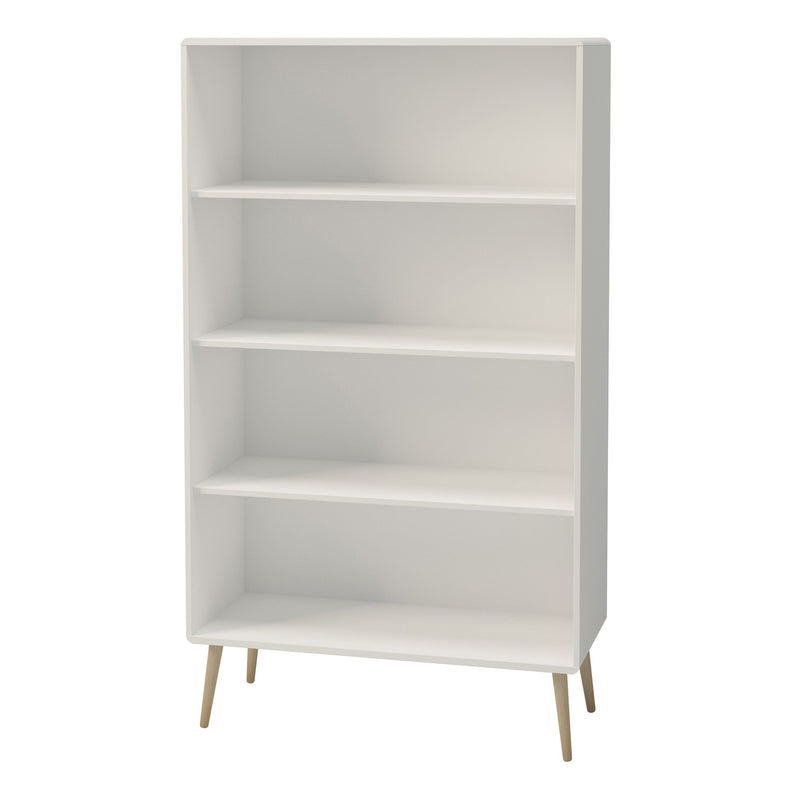 Softline Wide Bookcase Off White