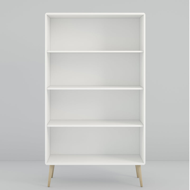 Softline Wide Bookcase Off White