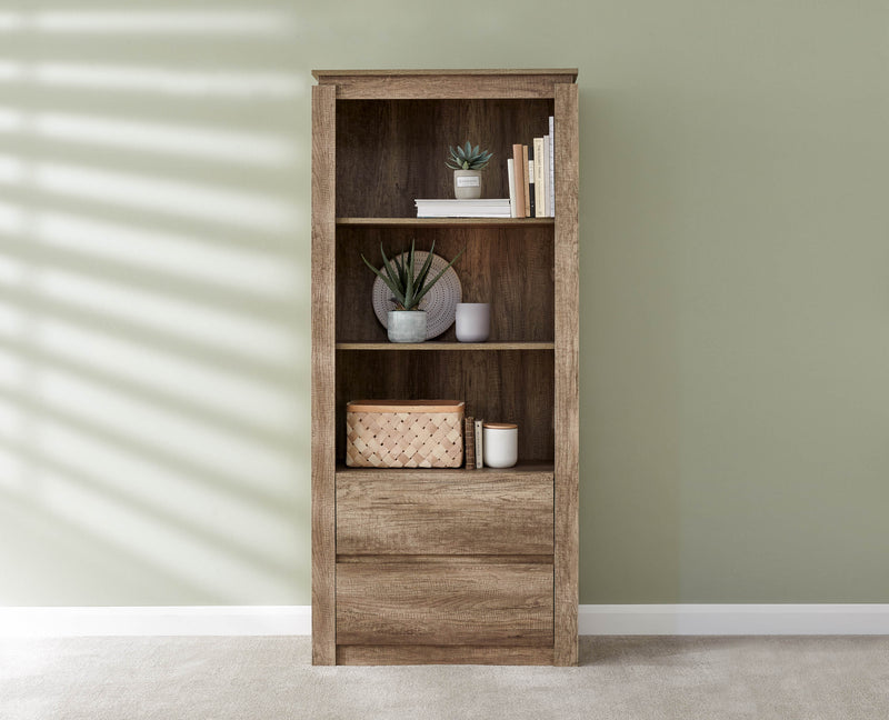 Canyon Oak Bookcase