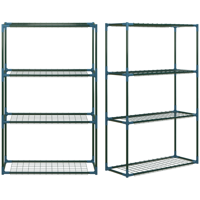 Modern Plant Stand Set Of 2- Green