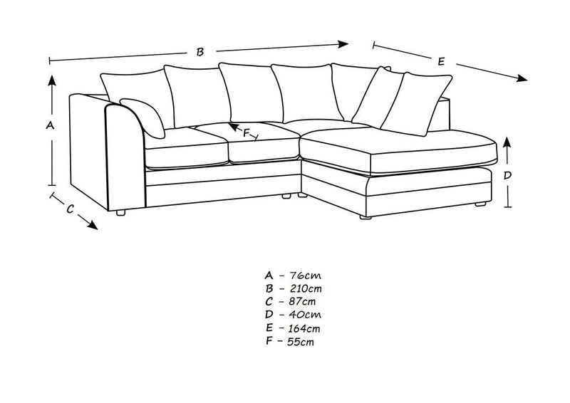 Chelsea Corner Sofa -Grey-Beige