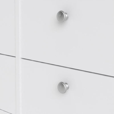 Madrid Double Dresser 4+4 Drawers In White