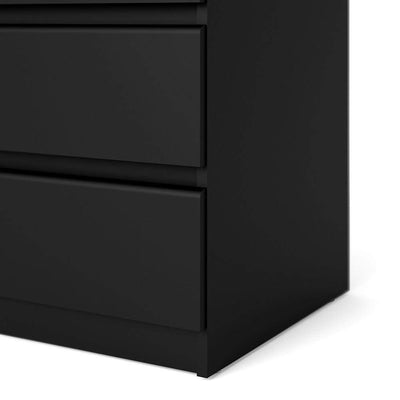 Naia Chest of 3 Drawers in Black Matt