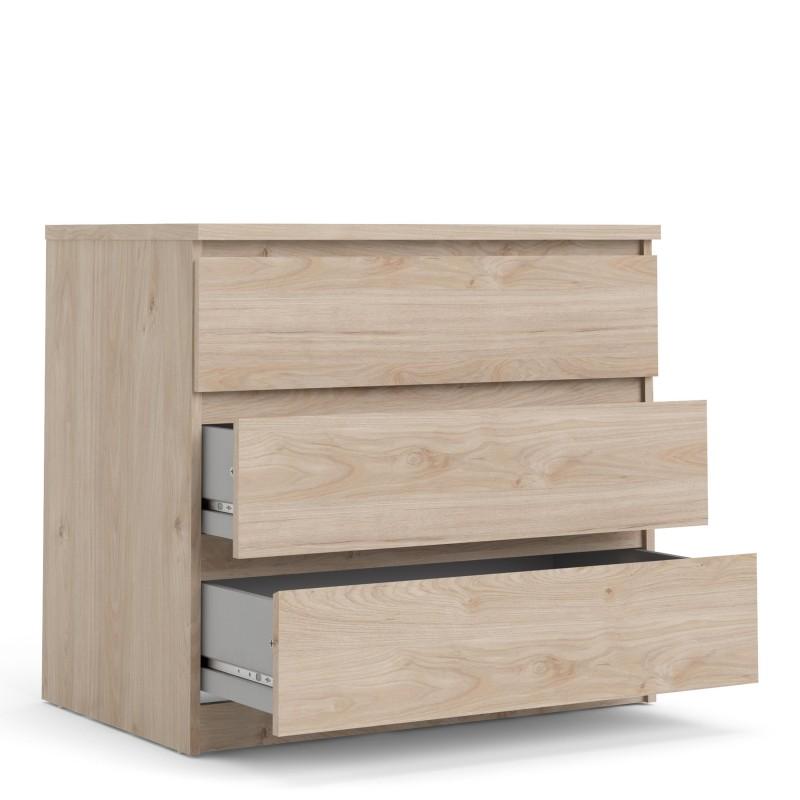 Naia Chest of 3 Drawers in Jackson Hickory Oak