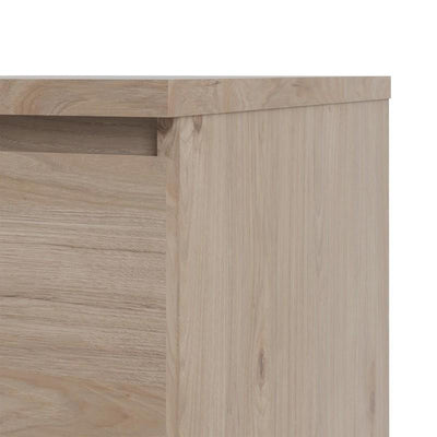 Naia Narrow Chest of 5 Drawers in Jackson Hickory Oak