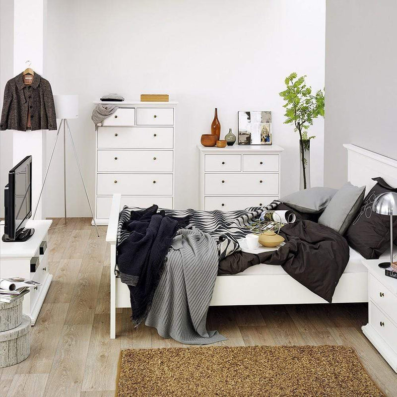 Paris Chest of 4 Drawers in White