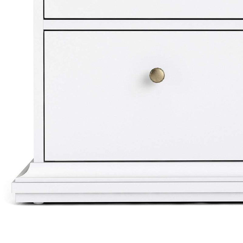 Paris Chest of 6 Drawers in White