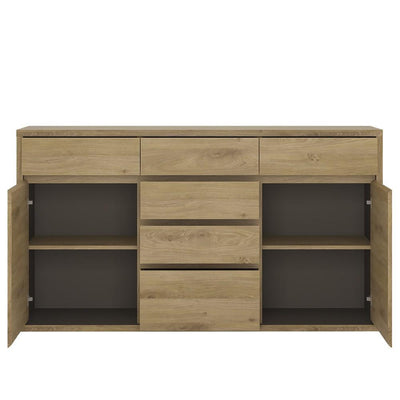 Shetland 2 door 6 drawer chest Shetland Oak