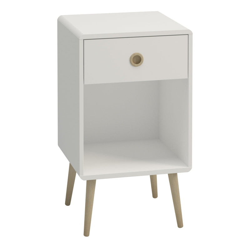 Softline 1 Drawer Chest Off White