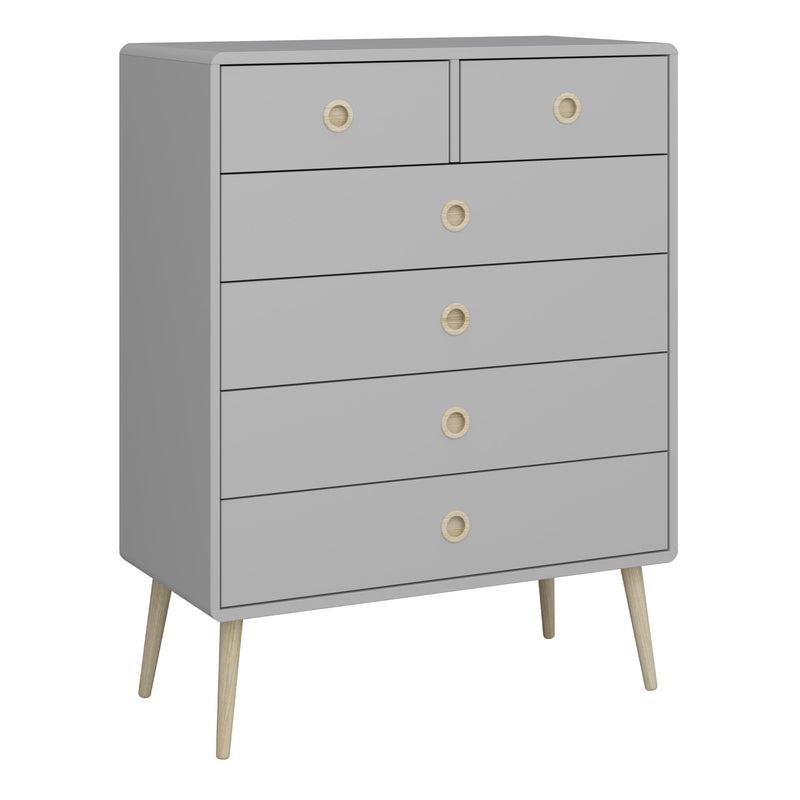 Softline 2 + 4 Chest Grey