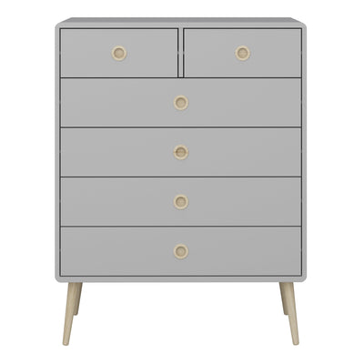 Softline 2 + 4 Chest Grey