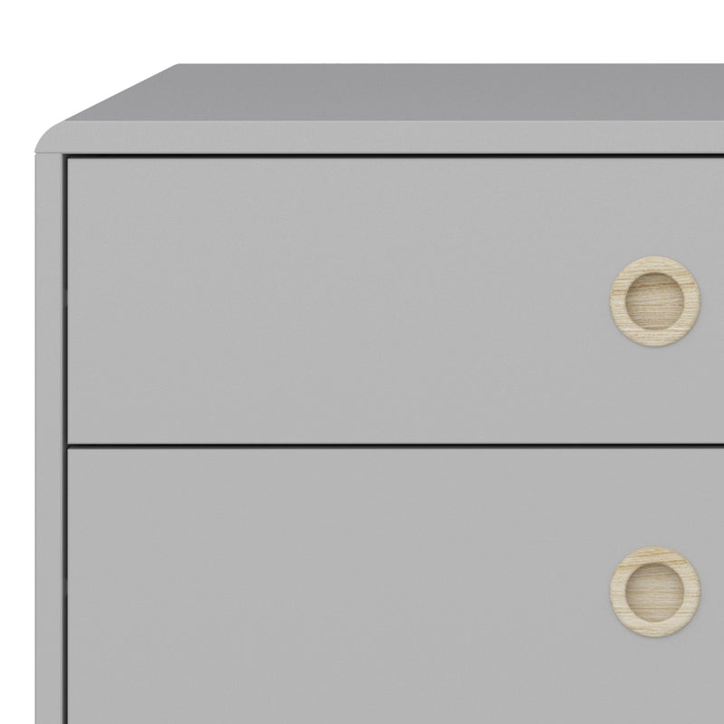 Softline 3 Drawer Chest Grey