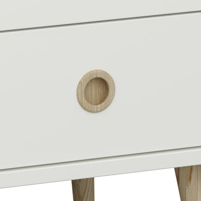 Softline 3 Drawer Chest Off White