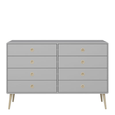 Softline 4 + 4 Wide Chest Grey