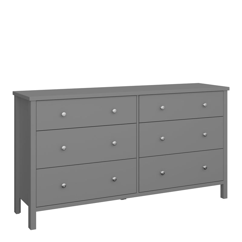 Tromso 3 + 3 Wide Chest Grey